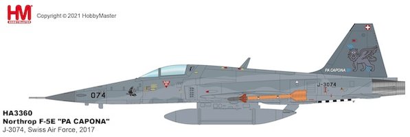 Northrop F-5E Tiger II Swiss Air Force, J-3074 Pa Capona - 2017